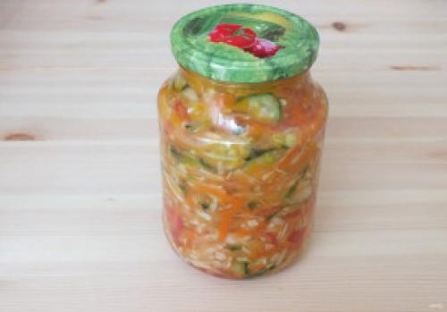 Рецепт сада огорода на зиму. Салат Огород на зиму