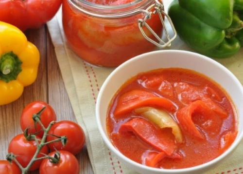 Пикантный перец в томате на зиму. Сладкий перец в томате на зиму – 7 самых вкусных рецептов