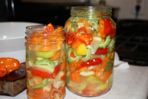 Салат из зеленого перца на зиму. Общие правила приготовления