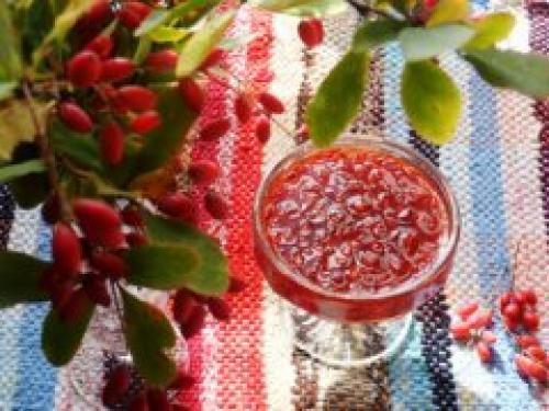 Джем из барбариса. Варенье из барбариса